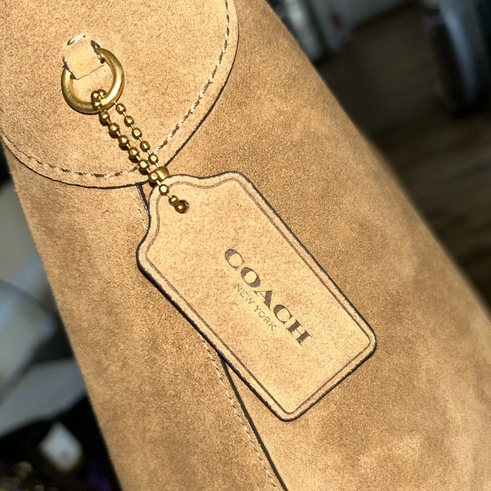 Coach soft suede